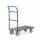 Magazinwagen TAUROFLEX F3 mit 1 Schiebeb&uuml;gel, Ladefl&auml;che 1000x600 mm, Traglast 300 kg, TPE-Bereifung, RAL 5010