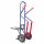 Stahlrohr-Stapelkarre ROTAURO, Traglast 350 kg, Luftbereifung, Kugellager, RAL 5010