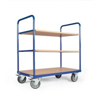 Etagenwagen TAUROFLEX Basic, 3 Ladefl&auml;chen ohne...