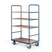 Etagenwagen TAUROFLEX Basic, 4 Ladefl&auml;chen ohne...