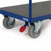 ERGOTRUCK-Plattformwagen mit E-Drive, 1 Ladefl&auml;chen 1000x600 mm, Gesamttraglast 500 kg, RAL 5010