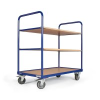 Etagenwagen TAUROFLEX Basic, 3 Ladefl&auml;chen,...