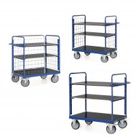 Etagenwagen TAUROFLEX F6, 3 Ladefl&auml;chen,...