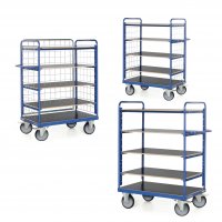 Etagenwagen TAUROFLEX F6, 5 Ladefl&auml;chen,...