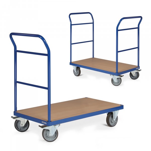 Plattformwagen TAUROFLEX F5 Basic, Traglast 500 kg, TPE-Bereifung