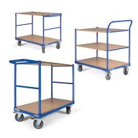 Tischwagen TAUROFLEX basic F250, ohne Bordkante, Traglast...