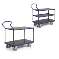ERGOTRUCK-Tischwagen mit b&uuml;ndiger Ladefl&auml;che,...