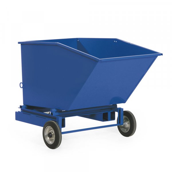 Muldenkipper ROTAURO Typ A, fahrbare Ausf&uuml;hrung mit Einfahrtaschen f&uuml;r Gabelstapler