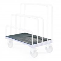 Riffelgummi-Abdeckung f&uuml;r Plattenwagen