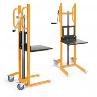 Materialheber TAUROLIFTER mit Plattform, Traglast 150 kg