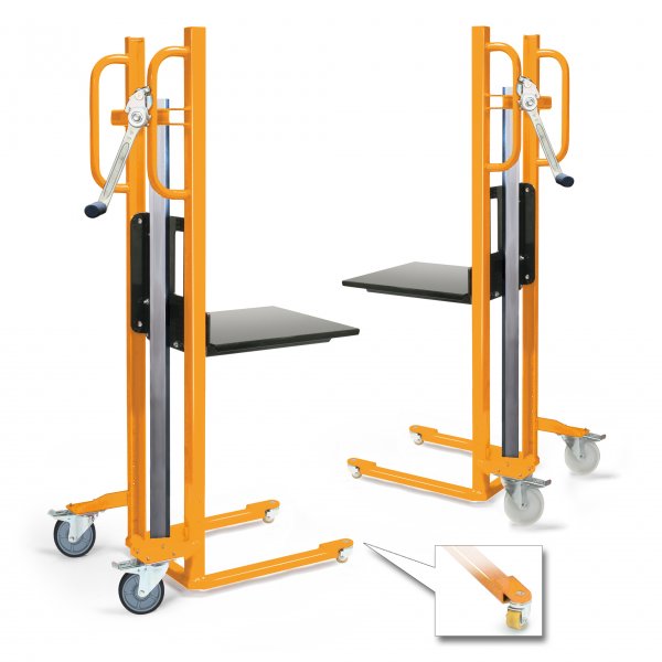 Materialheber TAUROLIFTER mit Plattform, 4-Wege-Fahrwerk, Traglast 150 kg