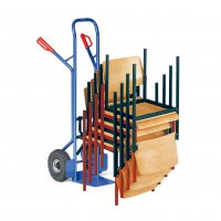 Stuhlstapel Aufnahmeb&uuml;gel f&uuml;r ROTAURO Stahlrohr - Sackkarren