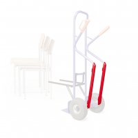1 Paar Gleitkufen f&uuml;r ROTAURO Treppen- und Stapelkarre