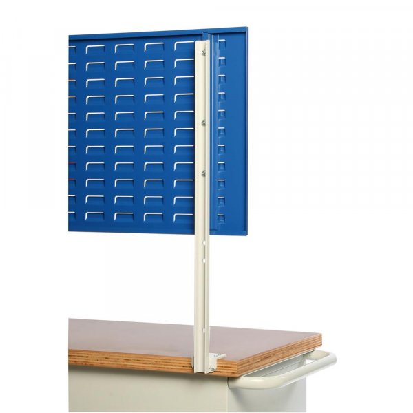 Lange Halterung, f&uuml;r kleine Werkbankwagen+Kompaktwerkbank, RAL 7035