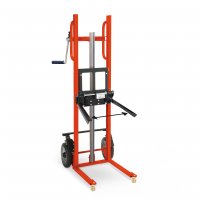 Verstellbare Gabelaufnahme Breite 100-300 mm (Mehrpreis), RAL 7021