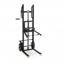 Verstellbare Gabelaufnahme Breite 100-300 mm (Mehrpreis), RAL 7021