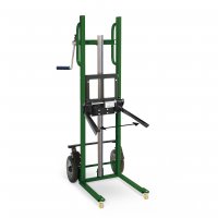 Verstellbare Gabelaufnahme Breite 100-300 mm (Mehrpreis), RAL 7021