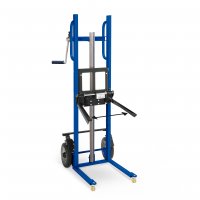 Verstellbare Gabelaufnahme Breite 100-300 mm (Mehrpreis), RAL 7021