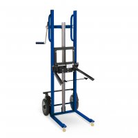 Verstellbare Gabelaufnahme Breite 100-300 mm (Mehrpreis), RAL 7021